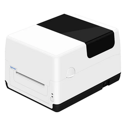 طابعة ملصقات Xprinter XP-T453B 4 بوصة حرارية مباشرة وانتقالية، USB+LAN+WiFi، 203DPI، 152مم/ث، أبيض
