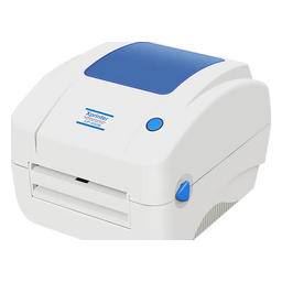 طابعة ملصقات Xprinter XP-490B 4 بوصة حرارية مباشرة، USB+LAN+WiFi، 203DPI، 152مم/ث، أبيض