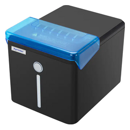 طابعة إيصالات حرارية مطبخ Xprinter XP-Q80K مقاس 80مم، سرعة 260مم/ث، USB+LAN+بلوتوث، قابس إسرائيلي، أسود