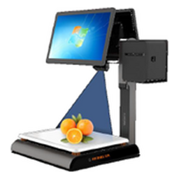 ميزان حساب السعر Rongta PC Scale S2-AI بذكاء اصطناعي بسعة 30 كجم (شاشتان لمس 15.6 بوصة وكاميرا AI)